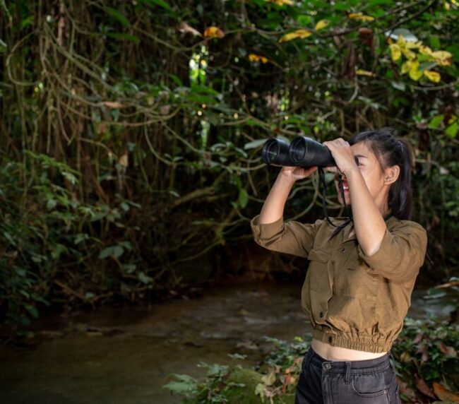 Using Binoculars