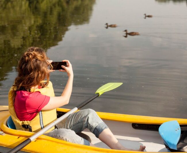 boat ride in Lake Tawakoni State Park